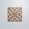 Ekena Millwork Large Garland Decorative Fretwork Wood Wall Panels, Walnut, 23 3/8"W x 23 3/8"H x 3/8"T WALW24X24X0375GRDWA - alternate 2